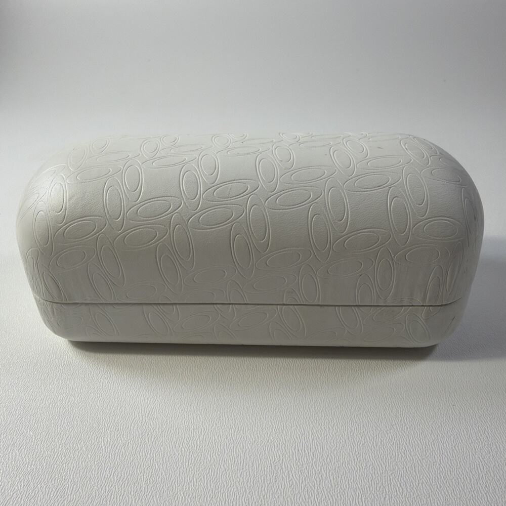 Oakley Embossed Large White Sunglasses Hard Shell Case